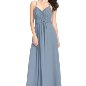 Azazie Haleigh “Dusty Blue” Dress